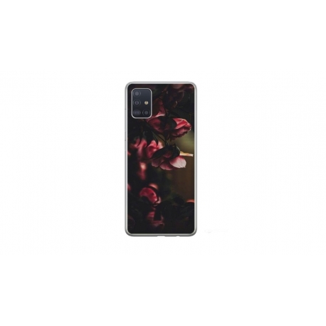 Husa personalizata tip carcasa HQPrint pentru Samsung Galaxy A51, model Flowers 20, multicolor, S1D1M0344