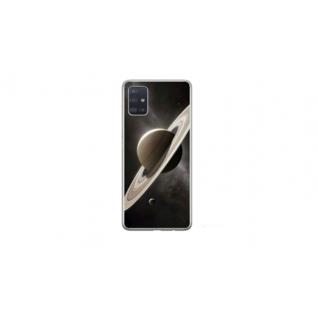 Husa personalizata tip carcasa HQPrint pentru Samsung Galaxy A51, model Planet 2, multicolor, S1D1M0348