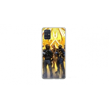 Husa personalizata tip carcasa HQPrint pentru Samsung Galaxy A71, model Counter Strike, multicolor, S1D1M0062