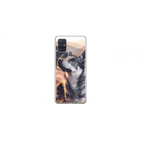Husa personalizata tip carcasa HQPrint pentru Samsung Galaxy A71, model Dog 1, multicolor, S1D1M0064