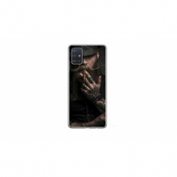 Husa personalizata tip carcasa HQPrint pentru Samsung Galaxy A51, model Beard Man, multicolor, S1D1M0355