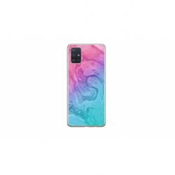 Husa personalizata tip carcasa HQPrint pentru Samsung Galaxy A51, model Colorful Mess, multicolor, S1D1M0374