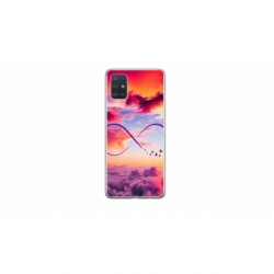 Husa personalizata tip carcasa HQPrint pentru Samsung Galaxy A51, model Bright Infinity, multicolor, S1D1M0377