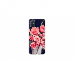 Husa personalizata tip carcasa HQPrint pentru Samsung Galaxy A51, model Flowers 22, multicolor, S1D1M0379