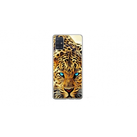 Husa personalizata tip carcasa HQPrint pentru Samsung Galaxy A51, model Cheetah, multicolor, S1D1M0382