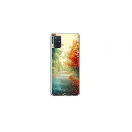 Husa personalizata tip carcasa HQPrint pentru Samsung Galaxy A51, model Nice View 15, multicolor, S1D1M0383