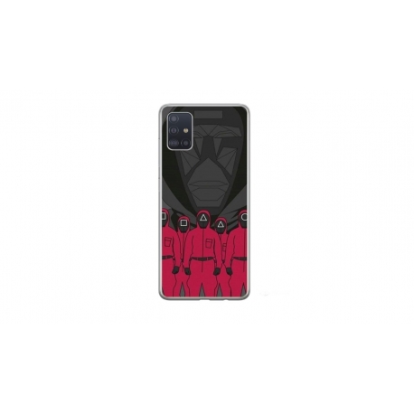 Husa personalizata tip carcasa HQPrint pentru Samsung Galaxy A71, model Squid Game 15, multicolor, S1D1M0187
