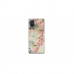 Husa personalizata tip carcasa HQPrint pentru Samsung Galaxy A71, model Flowers 18, multicolor, S1D1M0245