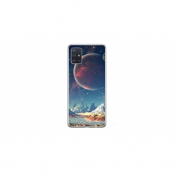 Husa personalizata tip carcasa HQPrint pentru Samsung Galaxy A71, model Alien Planet, multicolor, S1D1M0264