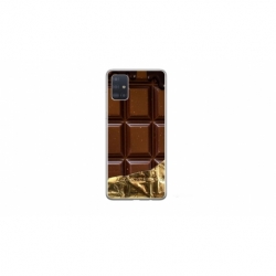 Husa personalizata tip carcasa HQPrint pentru Samsung Galaxy A71, model Chocolate, multicolor, S1D1M0272