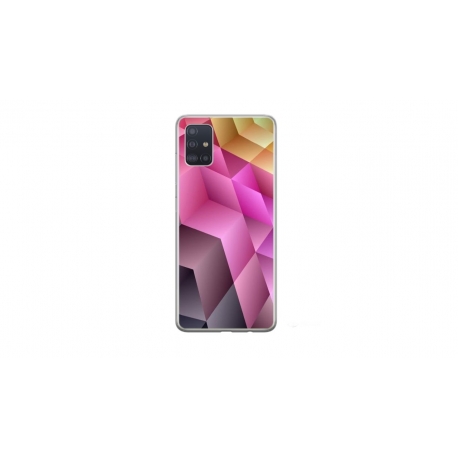 Husa personalizata tip carcasa HQPrint pentru Samsung Galaxy A71, model Colorful 1, multicolor, S1D1M0273