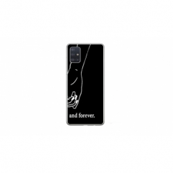 Husa personalizata tip carcasa HQPrint pentru Samsung Galaxy A71, model Always and Forever 2, multicolor, S1D1M0280