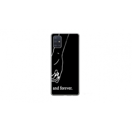 Husa personalizata tip carcasa HQPrint pentru Samsung Galaxy A71, model Always and Forever 2, multicolor, S1D1M0280
