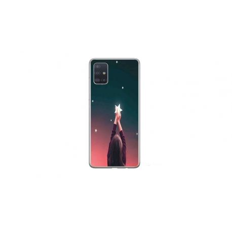 Husa personalizata tip carcasa HQPrint pentru Samsung Galaxy A71, model Star stealing, multicolor, S1D1M0292