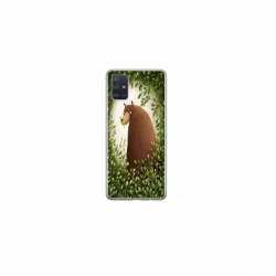 Husa personalizata tip carcasa HQPrint pentru Samsung Galaxy A71, model Bear, multicolor, S1D1M0312