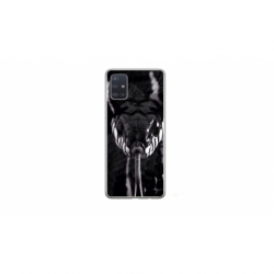 Husa personalizata tip carcasa HQPrint pentru Samsung Galaxy A71, model Snake, multicolor, S1D1M0378