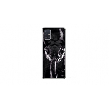 Husa personalizata tip carcasa HQPrint pentru Samsung Galaxy A71, model Snake, multicolor, S1D1M0378