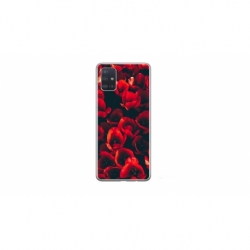 Husa personalizata tip carcasa HQPrint pentru Samsung Galaxy A71, model Flowers 24, multicolor, S1D1M0386