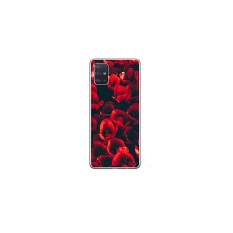 Husa personalizata tip carcasa HQPrint pentru Samsung Galaxy A71, model Flowers 24, multicolor, S1D1M0386