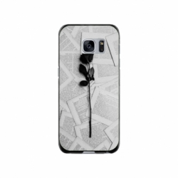 Husa personalizata tip carcasa HQPrint pentru Samsung Galaxy S7, model Black Rose, multicolor, S1D1M0021