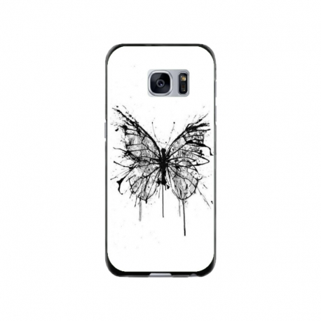 Husa personalizata tip carcasa HQPrint pentru Samsung Galaxy S7, model Butterfly 3, multicolor, S1D1M0030
