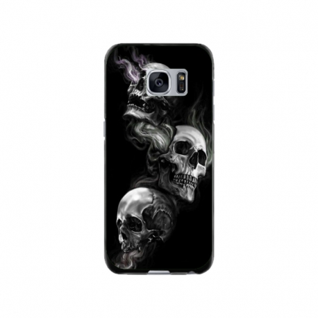 Husa personalizata tip carcasa HQPrint pentru Samsung Galaxy S7, model Skulls, multicolor, S1D1M0032