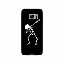 Husa personalizata tip carcasa HQPrint pentru Samsung Galaxy S7, model Dab Skeleton, multicolor, S1D1M0034
