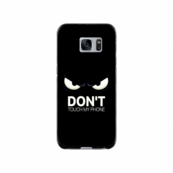Husa personalizata tip carcasa HQPrint pentru Samsung Galaxy S7, model Dont touch my phone 1, multicolor, S1D1M0035