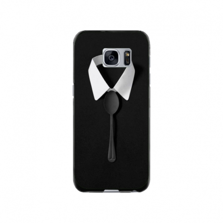 Husa personalizata tip carcasa HQPrint pentru Samsung Galaxy S7, model Mr Fancy, multicolor, S1D1M0036