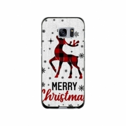 Husa personalizata tip carcasa HQPrint pentru Samsung Galaxy S7, model Merry Christmas Reindeer 1, multicolor, S1D1M0049