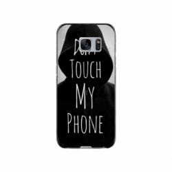 Husa personalizata tip carcasa HQPrint pentru Samsung Galaxy S7, model Dont touch my phone 2, multicolor, S1D1M0065