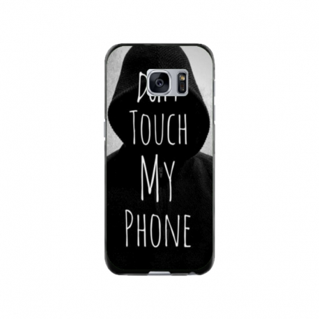Husa personalizata tip carcasa HQPrint pentru Samsung Galaxy S7, model Dont touch my phone 2, multicolor, S1D1M0065