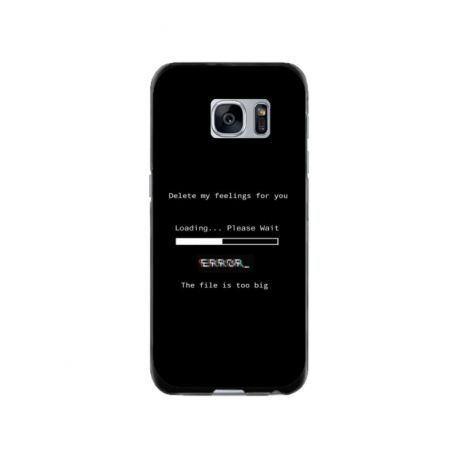 Husa personalizata tip carcasa HQPrint pentru Samsung Galaxy S7, model Delete Feelings, multicolor, S1D1M0069