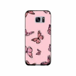 Husa personalizata tip carcasa HQPrint pentru Samsung Galaxy S7, model Butterfly 7, multicolor, S1D1M0076