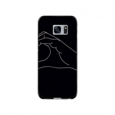 Husa personalizata tip carcasa HQPrint pentru Samsung Galaxy S7, model Foreverand Always 2, multicolor, S1D1M0095