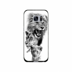 Husa personalizata tip carcasa HQPrint pentru Samsung Galaxy S7, model Lion 3, multicolor, S1D1M0118