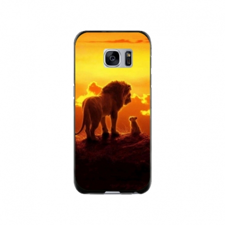 Husa personalizata tip carcasa HQPrint pentru Samsung Galaxy S7, model Lion King 1, multicolor, S1D1M0119