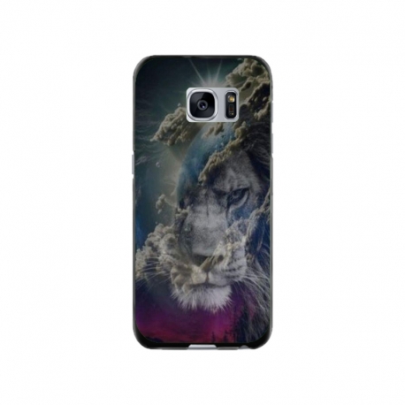 Husa personalizata tip carcasa HQPrint pentru Samsung Galaxy S7, model Lion 4, multicolor, S1D1M0120