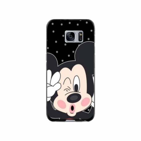 Husa personalizata tip carcasa HQPrint pentru Samsung Galaxy S7, model Mickey 1, multicolor, S1D1M0124