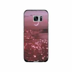 Husa personalizata tip carcasa HQPrint pentru Samsung Galaxy S7, model Pink Sky, multicolor, S1D1M0129