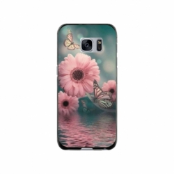 Husa personalizata tip carcasa HQPrint pentru Samsung Galaxy S7, model Flowers 7, multicolor, S1D1M0140
