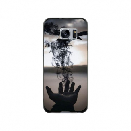 Husa personalizata tip carcasa HQPrint pentru Samsung Galaxy S7, model Black Magic, multicolor, S1D1M0152