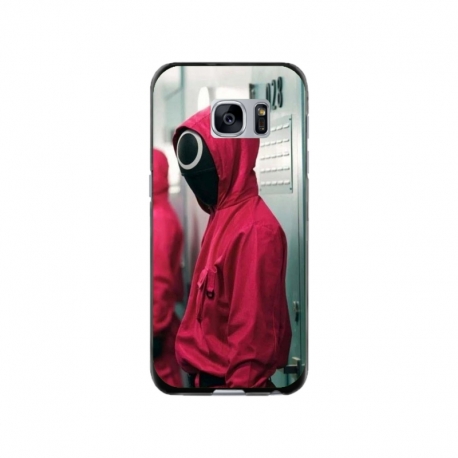 Husa personalizata tip carcasa HQPrint pentru Samsung Galaxy S7, model Squid Game 14, multicolor, S1D1M0186