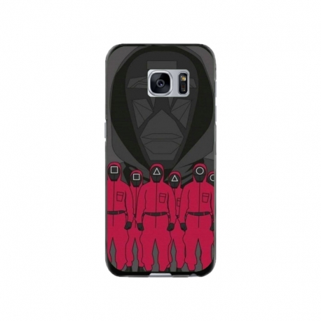 Husa personalizata tip carcasa HQPrint pentru Samsung Galaxy S7, model Squid Game 15, multicolor, S1D1M0187