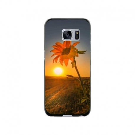 Husa personalizata tip carcasa HQPrint pentru Samsung Galaxy S7, model Sunflower 2, multicolor, S1D1M0194