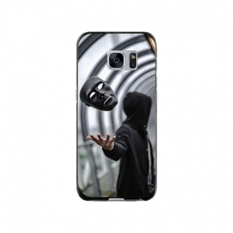 Husa personalizata tip carcasa HQPrint pentru Samsung Galaxy S7, model Mask, multicolor, S1D1M0199