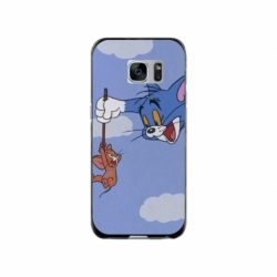 Husa personalizata tip carcasa HQPrint pentru Samsung Galaxy S7, model Tom and Jerry 1, multicolor, S1D1M0203