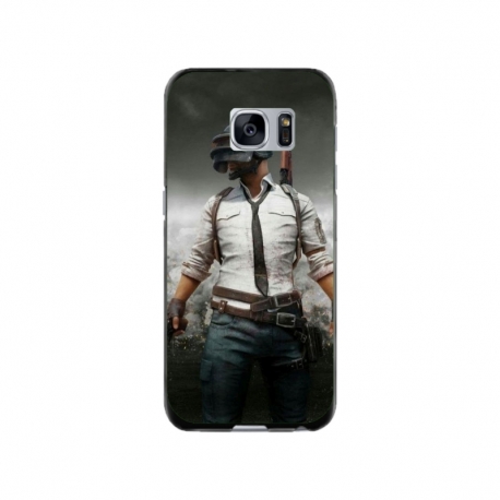 Husa personalizata tip carcasa HQPrint pentru Samsung Galaxy S7, model PUBG 1, multicolor, S1D1M0214
