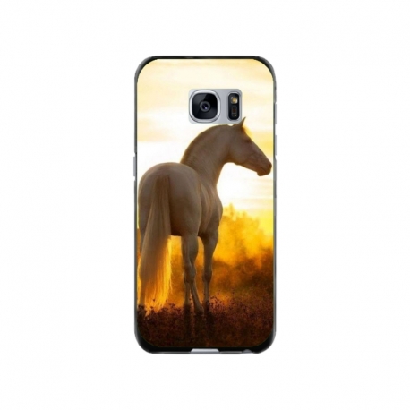 Husa personalizata tip carcasa HQPrint pentru Samsung Galaxy S7, model Horse 2, multicolor, S1D1M0218