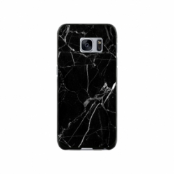 Husa personalizata tip carcasa HQPrint pentru Samsung Galaxy S7, model Black Marble, multicolor, S1D1M0229
